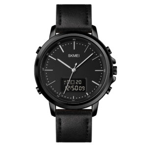 ساعت مچی عقربه‌ای کوارتز مردانه اسکمی مدل 1652-BLK-1