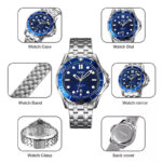 ساعت مچی عقربه‌ای مردانه اسکمی مدل 9276 SIBU - تصویر 4