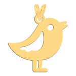 آویز گردنبند طلا 18 عیار زنانه فرشته  طرح پرنده مدل WNL-000582