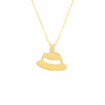 گردنبند طلا 18 عیار زنانه فرشته مدل کلاه WNLZ-000525