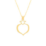 گردنبند طلا 18 عیار زنانه فرشته مدل انار یلدا WNLZ-000669