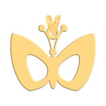 آویز گردنبند طلا 18 عیار زنانه فرشته مدل پروانه WNL-000507