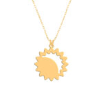 گردنبند طلا 18 عیار زنانه فرشته مدل اسلیمی WNLZ-000080