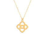 گردنبند طلا 18 عیار زنانه فرشته مدل اسلیمی WNLZ-000004